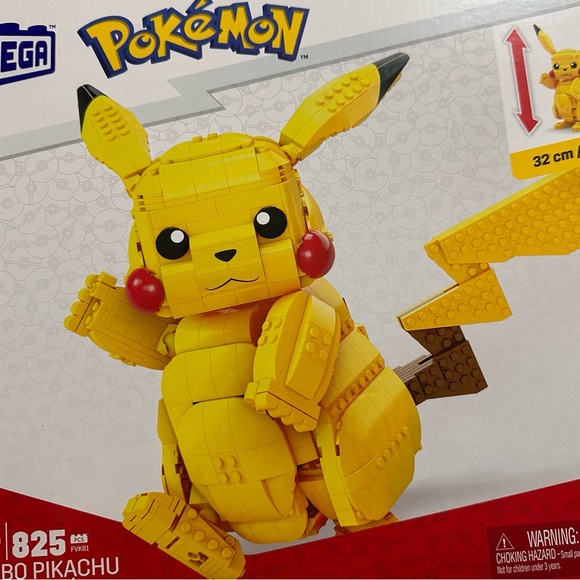Mega Pokemon Jumbo Pikachu Building Set